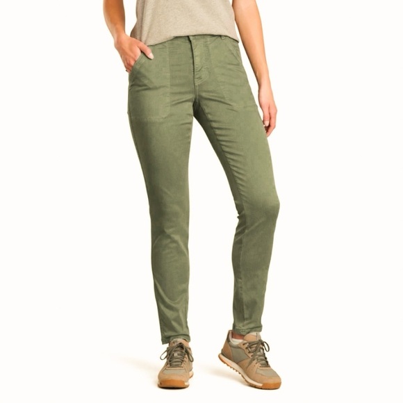 Kuhl Kultivatr Mid Rise Skinny Jeggings Pants in Olive Green 31 - Picture 1 of 11